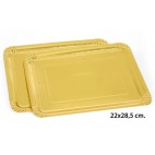 2006029 2 PLATEAU DOR‚ RECTANGUL.22X28CM (20 PIECES)