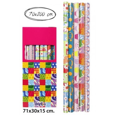 2006041 PAPIER CADEAU ENFANTS 70X200CM (50 PIECES)