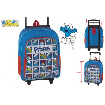 SAC À DOS TROLLEY 37CM - SCHTROUMPFS - 29X15X37CM ( 4 PIECES)