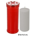 2006087 BOUGIE STMO. AVEC COUVERCLE (24 PIECES)