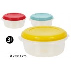 2006174 TUPPERWARE ROND 3L (6 PIECES)