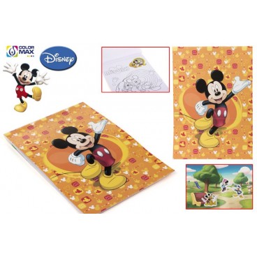 DESSSINS À COLORIER + STICKERS - MICKEY ( 48 PIECES)