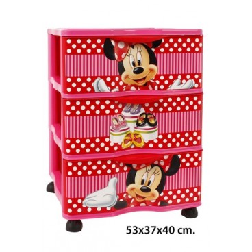 2006229 CHIFFONIER 3 TIROIR MINNIE (1 PIECES)