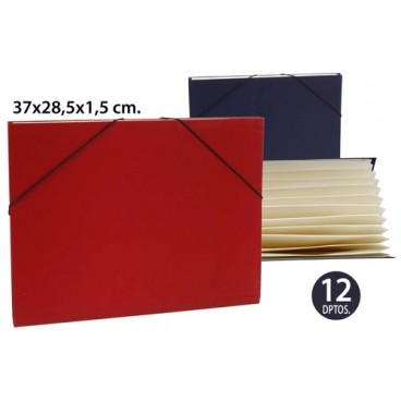 2006285 CALSSEUR ACCORDEON 12 DEPT (30 PIECES)