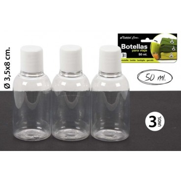 2006331 BOUTEILLE VOYAGE 50ML.3PCS (120 PIECES)