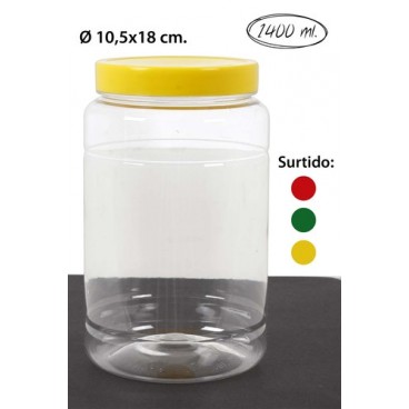 2006334 POT T/VIS LISSE ASSORTI BP/1000 PET (6 PIECES)