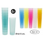 2006379 VERRE TUBE 300PP COULEURS 6UNDS (60 PIECES)