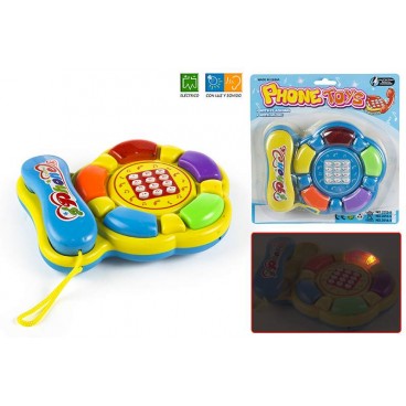 BLISTER TÉLÉPHONE ENFANT MUSIQUE +18M 2 ASS ( 24 PIECES)