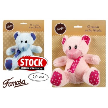 2006655 PELUCHE 20CM OURS FAMOSA-7600122 (48 PIECES)