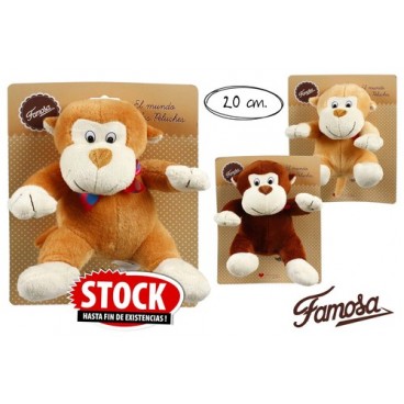 2006657 PELUCHE 20CM SINGE FAMOSA-760012116 (48 PIECES)