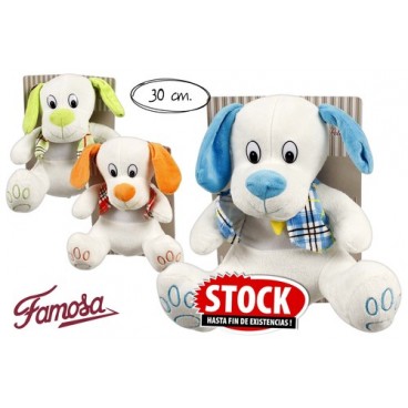 2006660 PELUCHE 30CM CHIEN A/GILET FAMOSA-760012119 (24 PIECES)