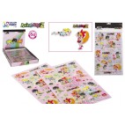 STICKERS 33X21 CM - DISPLAY 64 - SUPER NANAS Z ( 192 PIECES)