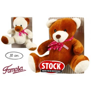 2006663 PELUCHE 30CM OURS FAMOSA-760012111 (24 PIECES)
