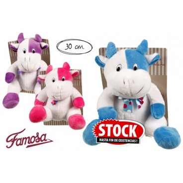 2006665 PELUCHE 30CM VACHE FAMOSA-760012113 (24 PIECES)