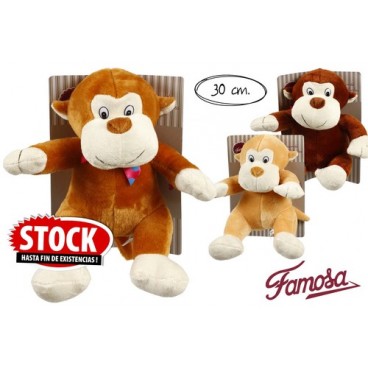 2006666 PELUCHE 30CM SINGE FAMOSA-760012117 (24 PIECES)