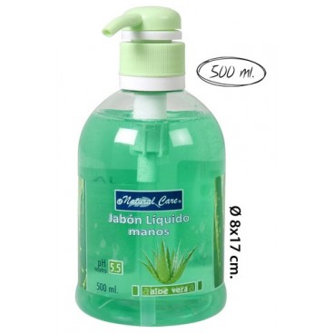 2006793 SAVON FLACON-POMPE 500ML ALOE VERA (12 PIECES)