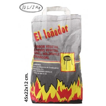 2006801 CHARBON BARBECUE 10L. (7 PIECES)