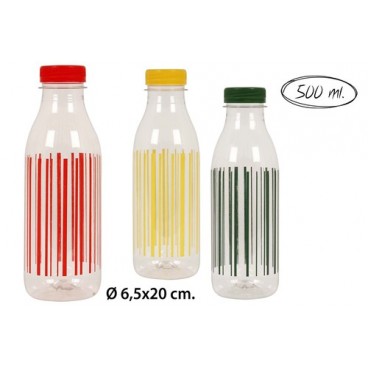 2006911 BOUTEILLE PET 0.50L DECORE (12 PIECES)