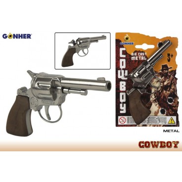 PISTOLET COW-BOY PETIT MÉTALLIQUE ( 14 PIECES)