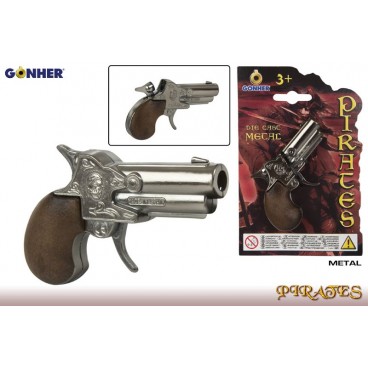 PISTOLET PIRATE PETIT MÉTALLIQUE ( 16 PIECES)
