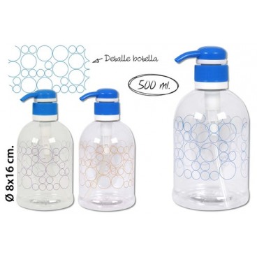 2006916 BOUTEILLE CLOCHE 500ML FT DECORE ³ (12 PIECES)