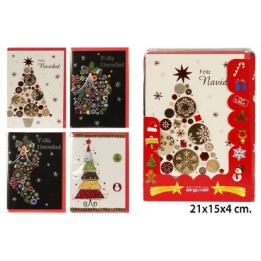 2006925 CARTE NOEL RELIEF (144 PIECES)