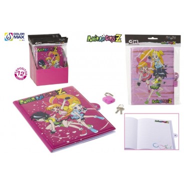JOURNAL AVEC CLÉ - SUPER NANAS Z ( 48 PIECES)