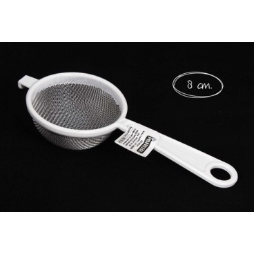 2007402 PASSOIRE ALUM. 8CM BLANC (48 PIECES)