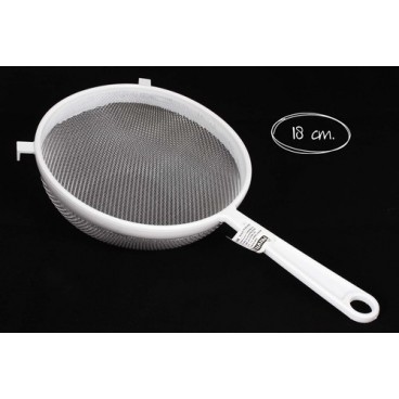 2007405 PASSOIRE ALUM. 18CM BLANC (24 PIECES)
