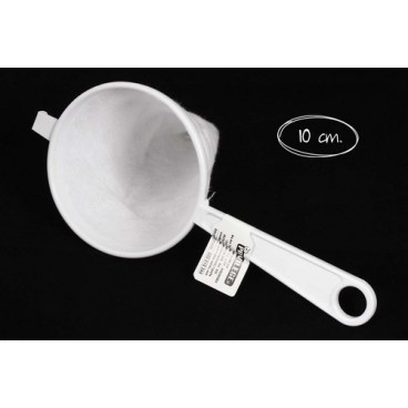 2007406 PASSOIRE FLANELLE 10CM BLANC (48 PIECES)