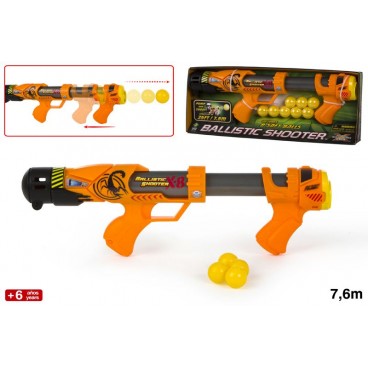 LANCE BALLES BALLISTIC SHOOTER AVEC 5 BALLES 7´6 M ( 6 PIECES)