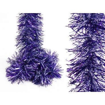 2008618 LARGE BOA DE CHEVEUX VIOLET-NEIGE 180X12CM (10 PIECES)