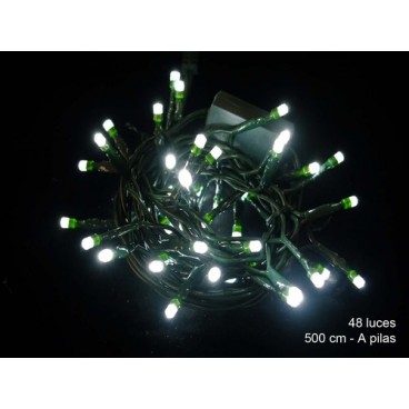 2008642 48 LED LUMIŠRES 8 FONCTIONS BLANC (24 PIECES)