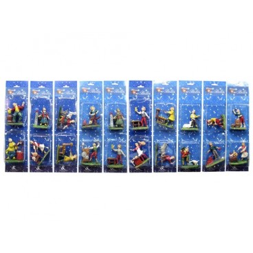 2008683 2PCS FIGURAS BELEN PLASTIQUE 20/M (48 PIECES)