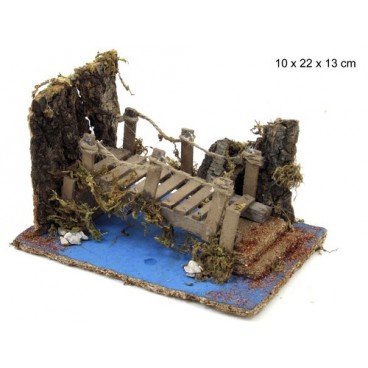 2008684 PONT A/RIVIERE 10 X 22 X 13CM (24 PIECES)