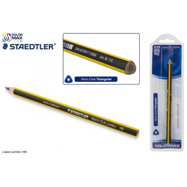 BLISTER CRAYON STAEDTLER NORIS TRIPLUS JUMBO ( 24 PIECES)