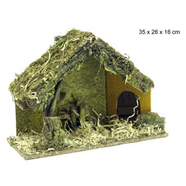 2008705 PORTE EN BOIS SCENE NAVITY 35X26X16CM (6 PIECES)