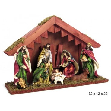 2008709 8PCS NATIVITE 32X12X22CM (4 PIECES)