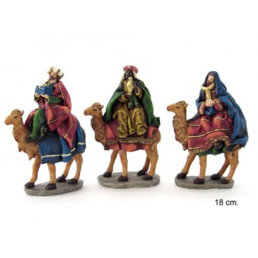 2008713 3 ROIS A/CHAMEAU 18CM (12 PIECES)