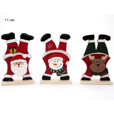 2008896 FIGURINE EN BOIS 3/M 11CM (144 PIECES)