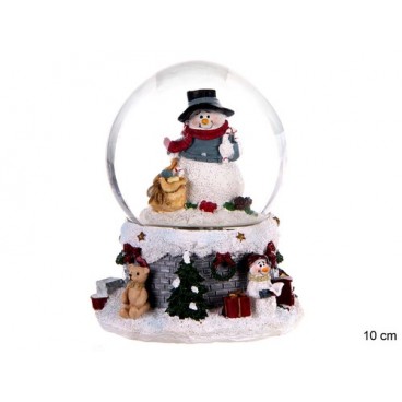 2008926 BOULE BONHOMME DE NEIGE 10CM (8 PIECES)