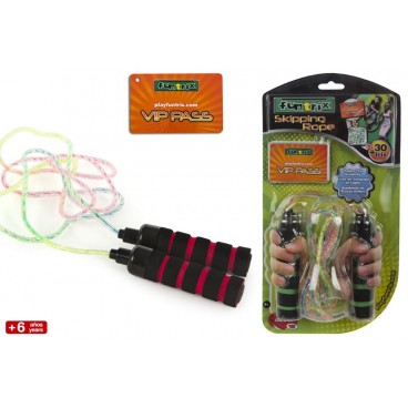 FX018 - CORDE À SAUTER FUNTRIX AVEC VIP PASS 2 ASS ( 12 PIECES)