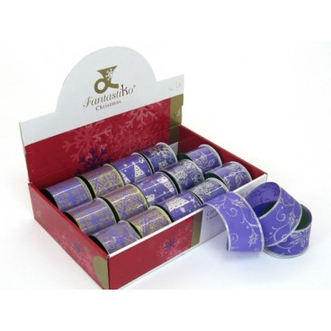 2008994 RUBAN VIOLET 270X6.50CM (90 PIECES)