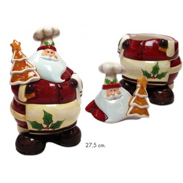 2009074 SANTA CLAUS ARBRE DE CUISINE POT 27.50CM (8 PIECES)