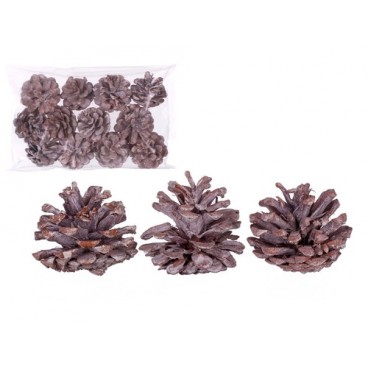 2009116 12 ANANAS D'ARGENT 5CM (48 PIECES)