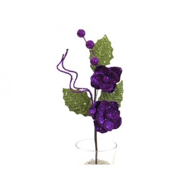 2009134 FLEUR A/FEUILLES POURPRES (120 PIECES)
