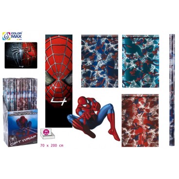 ROULEAU PAPIER CADEAU 70X200 CM - SPIDERMAN IV - DISP 50 ROU ( 50 PIECES)