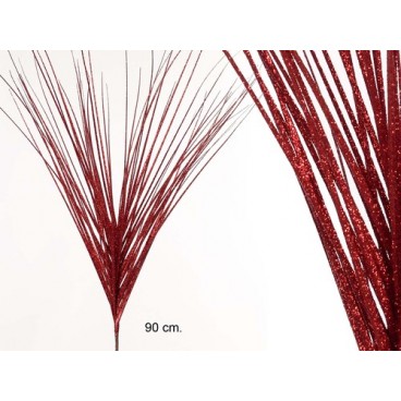 2009141 PAILLETTES BRANCHE ROUGE 90CM (96 PIECES)