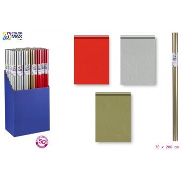 ROULEAU PAPIER CADEAU 70X200 CM - NOËL - DIPLAY 50 ROULEAU ( 50 PIECES)