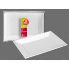2009376 S/3 PLATEAU RECTANGULAIRE PLASTIQUE (60 PIECES)